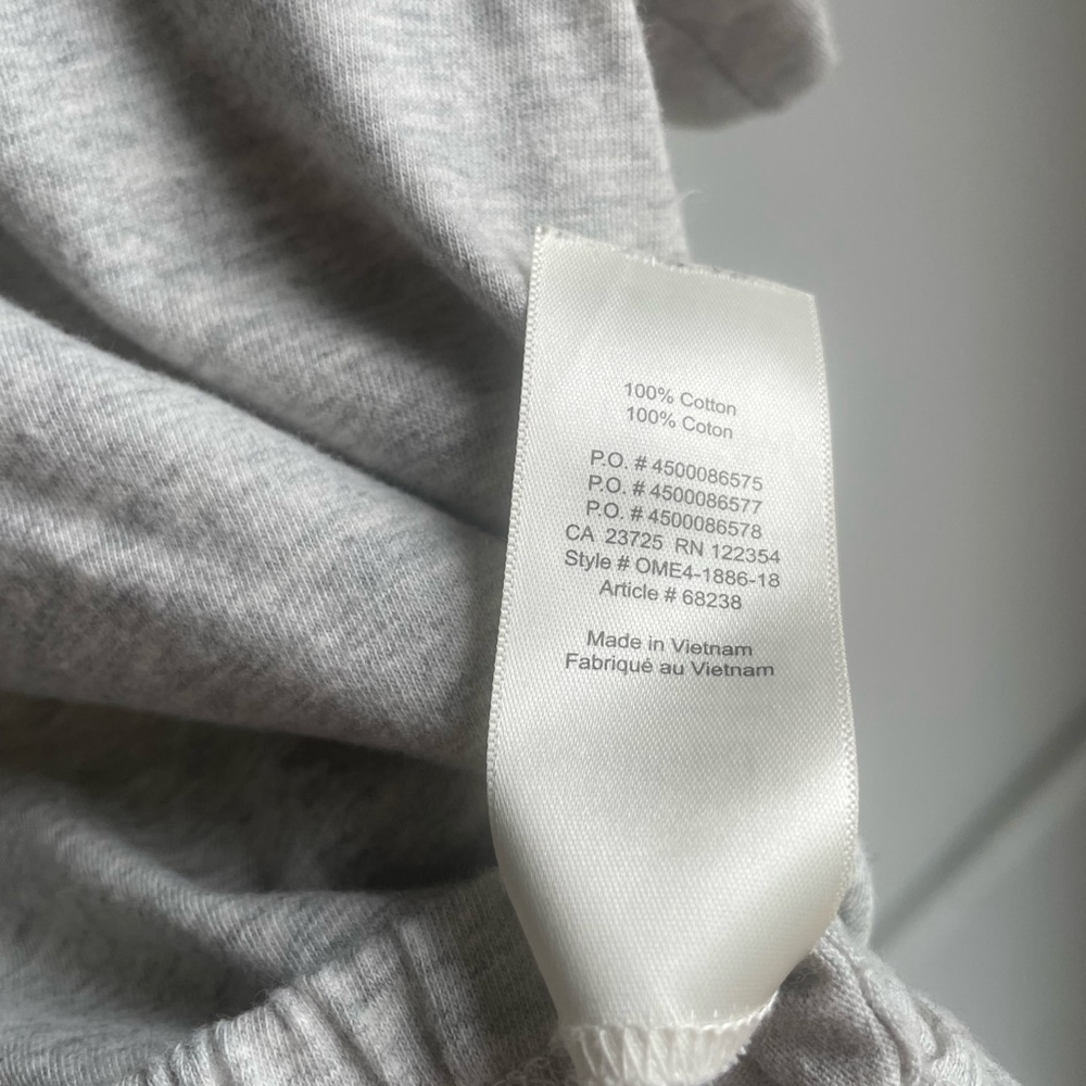 ARITZIA Wilfred Cotton Pilaf T-Shirt Light Gray size M - Picture 6 of 7